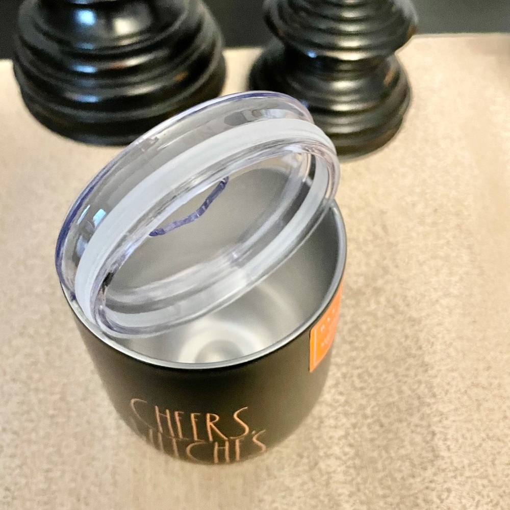 NWT Rae Dunn CHEERS WITCHES Insulated Stainless Steel Wine Tumbler - Picture 2 of 5